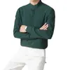 Camisa para Hombre Otoño Nueva Estilo Maduro Ligero Ropa de Hombre Estilo Coreano Ajustada No necesita planchado Negocios Seda Helada Nuevo Estilo Chino Camisa de Manga Larga Moderna