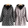 Roupa Exterior Quente Inverno Macacão Forrado com Lã Avental Doméstico Cozinha Anti-incrustante Estilo Coreano Macacão Feminino Casaco Espessado