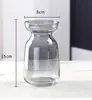 Itens decorativos estilo nórdico para a sala de estar, vidro colorido, vaso decorativo minimalista estilo ins, ornamento de vidro transparente para mesa de escritório