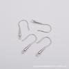 Accesorios de Gancho para la Oreja Cubiertos de Oro de 14K que Conservan el Color Latón Micro-Pavé Zirconio Material de Gancho para la Oreja DIY Hecho a Mano Accesorios para Pendientes Semiterminados