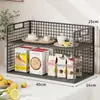 Prateleira de Armazenamento para Mesa de Trabalho Cozinha Organizador Multifuncional em Camadas Mesa de Jantar Lanche Mesa de Centro Porta-Copos Caixa de Armazenamento para Saquinhos de Chá Bancada
