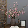 Nova Decoração de Casa Estilo Chinês com Flores Pequenas em Bola de Salgueiro Nevado Artificial de Caule Único para Exibição na Sala de Estar e Mesa de Jantar, Flores Artificiais Falsas e Galhos Secos