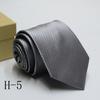 Gravata Sarja Agulha 8cm1200 Nova Roupa Formal Masculina Negócios Pode Ser Adicionada com Logotipo Fabricante Estoque Pronto Atacado