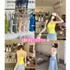 Nuevo Estilo de Verano Camisola con Corte Cruzado y Almohadillas para Sujetador Integradas para Ropa Exterior Sexy y una Espalda Hermosa