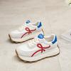 Tênis retrô plataforma com aumento interno para mulheres 2025 Primavera Novos Sapatos esportivos Sapatos casuais Sapatos de treinamento moral Sapatos Forrest Gump