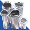 Campana de acero inoxidable alargada Ventilación de pared exterior de campana Tapa de lluvia de acero inoxidable Salida de aire Campana de pared Campana extractora