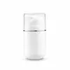 Frascos de loção a vácuo de 50ml, 100ml e 150ml para amostras de cuidados com a pele, feitos de material PP, disponíveis em vários estilos e modelos, podem ser personalizados