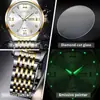 Reloj de Hombre Lige/Lige Business Esfera Grande Simple Resistente al Agua Luminoso Doble Calendario Correa de Acero Reloj de Cuarzo