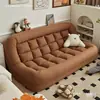 Sofá perezoso para balcón, sala de estar, habitación doble, tatami individual plegable de ocio, marco de hierro para perro de tamaño humano grande