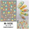 Pegatinas 5D en Relieve para Uñas Año Nuevo 2024 Dragón Chino Tótem Danza del León Fortuna Mahjong Calcomanías Adhesivas para Uñas