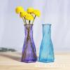 Lujo Ligero Trendy de Internet Transparente Vidrio Pequeño Jarrón Adornos Sala de Estar Arreglo Floral Estilo Ins Gama Alta Simple Tulipán Conservación de Agua