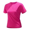 Nueva Camiseta de Secado Rápido para Exteriores de Verano para Hombre, Camiseta Elástica Súper Transpirable de Manga Corta, Ropa Elástica de Secado Rápido para Parejas para Correr