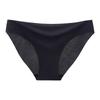 Ropa interior sexy sin costuras de talla grande para fitness, calzones de seda helada plegados para mujer, entrepierna de algodón transpirable de secado rápido, ropa interior deportiva para mujer