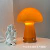 Lâmpada de Mesa Laranja Designer Vintage Italiano Espacial Moderno Quarto de Dormitório Quarto de Dormir Mesa de Cabeceira
