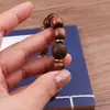 Pulsera de Cuentas Estilo Antiguo de Huanghuali Natural Pixiu Zhaozhaojinwen Cuentas Budistas para Hombres y Mujeres, Tamaño Exquisito