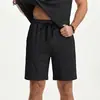 Pantalones Cortos Deportivos Casuales de Verano para Hombre, Europeos y Americanos, Elásticos, Holgados, Transpirables, Jacquard, Peso Pesado, En Stock