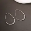 Versátil para o Dia a Dia Design Vazado Gancho de Orelha em Formato de Gota Brincos Simples Afina o Rosto Estilo Minimalista Temperamento de Nicho Brincos