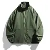 Venta al por mayor transfronteriza Chaquetas para hombre Marca de moda Resistentes al desgaste Cuello alto Cortavientos Tallas grandes Prendas superiores Holgadas Casual Deportivas para Hombre