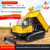 O caminhão de esteira rolante pode ser equipado com caminhão de tração de canteiro de obras todo-o-terreno de descarga automática hidráulica