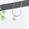 Accesorios para Mujer Cobre Microincrustado Circonita Simple Acero Inoxidable Collar Lujo Ligero Moderno Nicho Joyería para Clavícula Geométrica Moda Ol