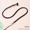 Cordón colgante hecho a mano, tejido de jade y oro, cuerda para el cuello Xiaoqing, nuevo cordón ruyi agradable para la piel, venta al por mayor
