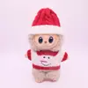 (Solo Ropa de Muñeca) Ropa para Muñeca de 12 Piezas para las Fiestas Navideñas, Sombrero para Muñeca de Peluche, Colgante, Conjunto de Suéter para Muñeca, Bolsa