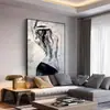 Pintura Decorativa Moderna de Belleza de Postura para Mesita de Noche de Dormitorio Pintura Decorativa para Estudio Sala Mural de Bistro Pintura Colgante de Arte para Pared de Hotel
