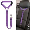 Cinturón de seguridad para coche para mascotas transfronterizo, correa de tracción para perro para coche, hebilla de seguridad ajustable antiestática para uso en exteriores