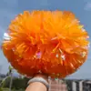 Pompons de Flor para Líderes de Torcida, Cabos de Pompons para Cheerleading, Pompons Coloridos, Pompons de Mão para Cheerleading, Flores de Mão para Eventos Esportivos