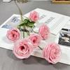 Nova Flor 6 Linglong Rose Casamento Cerimonial Fundo Decorativo Flor Linha Estrada Chumbo Flor Inserir Flor Exportação Flor
