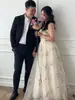 Vestido de Casamento Leve Estilo Coreano Renda Floral Tubinho Alça Simples Toque de Luxo Vestido Tutu Noivado Vestido de Noite Banquete Elegante