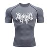 Playera Deportiva Y2K Capa Base para Correr Entrenamiento de Gimnasio Ropa de Secado Rápido para Hombre Body Elástico Transpirable que Absorbe el Sudor