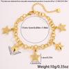 Pulsera de Estrella Tridimensional Versátil de Moda Lujo Ligero de Alta Gama Estilo Neutro Pulsera Pentagrama Acero Titanio para Mujer No se Desvanece