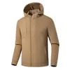 Cárdigan deportivo ajustado para hombre y mujer de otoño, chaqueta de punto con capucha casual para pareja 69-55