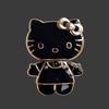Espelho de maquiagem autoadesivo para celular, suporte giratório e dobrável para celular, estilo boneca de desenho animado, estilo KT Cat, celebridade da Internet