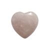 Venta al por mayor transfronteriza 2CM piedra de amor de corazón rosa natural regalo de cumpleaños decoración del hogar artesanía en forma de corazón