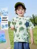 Conjunto de Verão para Meninos Europeus Camiseta de Manga Curta e Shorts Jeans Roupa Infantil Bebê Menino Verão Estilo Fino