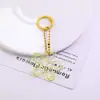 Cadena de Flor de Ola Grande Hueca Transparente Llavero DIY Accesorios de Colgante de Cuentas Hechos a Mano Materiales