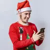 Elefante Gato Pingüino Hema Sombrero de Navidad Acrílico Brillo Tirador Telescópico Tirador Giratorio Pin de Clip
