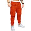 Nuevos pantalones deportivos casuales para hombre con cordón elástico, holgados, con entrepierna abierta