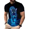 Amazon Temu Venta Caliente 2026 Verano Camiseta de Manga Corta con Cuello Redondo para Hombre Camiseta 3D Impresión de Moda Dropshipping