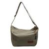 Bolso Tote Casual de Estilo Japonés Estilo Perezoso para Estudiante Viajero de Gran Capacidad Simple Color Sólido Ligero Combinable Bolso Cruzado para Mujer