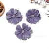 Flor de Crisantemo Estrella Pequeña Simulada Flor de Seda Hecha a Mano Corona Accesorios para el Cabello Materiales para Ropa Decoración de Arreglo Floral para Fondo de Boda
