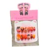 Magic Child Na Zha Pegatinas para Uñas Infantiles Niñas Pequeñas Usan Pegatinas para Uñas Removibles Niñas Impermeables Pegatinas de Arte para Uñas