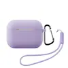 Adecuado para Auriculares Bluetooth Inalámbricos Apple AirPods Pro de 3ª Generación Pro3 Hebilla Funda de Silicona Nueva Funda para Auriculares