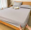 Lençol de cama impermeável de algodão original Tipo A, respirável, para crianças, cobre totalmente o colchão, protege contra urina, poeira e sujeira