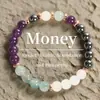 Pulseras de Perlas Transfronterizas, Amatista, Cristal Blanco, Piedra de Vesícula Negra, Pulseras Hechas a Mano, Productos Listos para Enviar, Ventas Directas de Fábrica, Regalos para el Día de la Madre