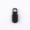 Bolsa de Marca Ovalada Tirador de Plástico Negro Tirador de Cremallera Hoja Tirador de Cremallera de Mochila Estudiante Tirador Manual