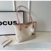 Bolso Grande de Moda para Mujer 2025 Nuevo Bolso Tote de Viajero de Gran Capacidad Textura Simple Un Solo Hombro Sobaco Bolso Grande