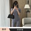 Traje 2025 para Mujer Verano Profesional Elegante con Clase Salón de Belleza Centro de Salud Tienda de Oro Recepción de Hotel Ropa de Trabajo